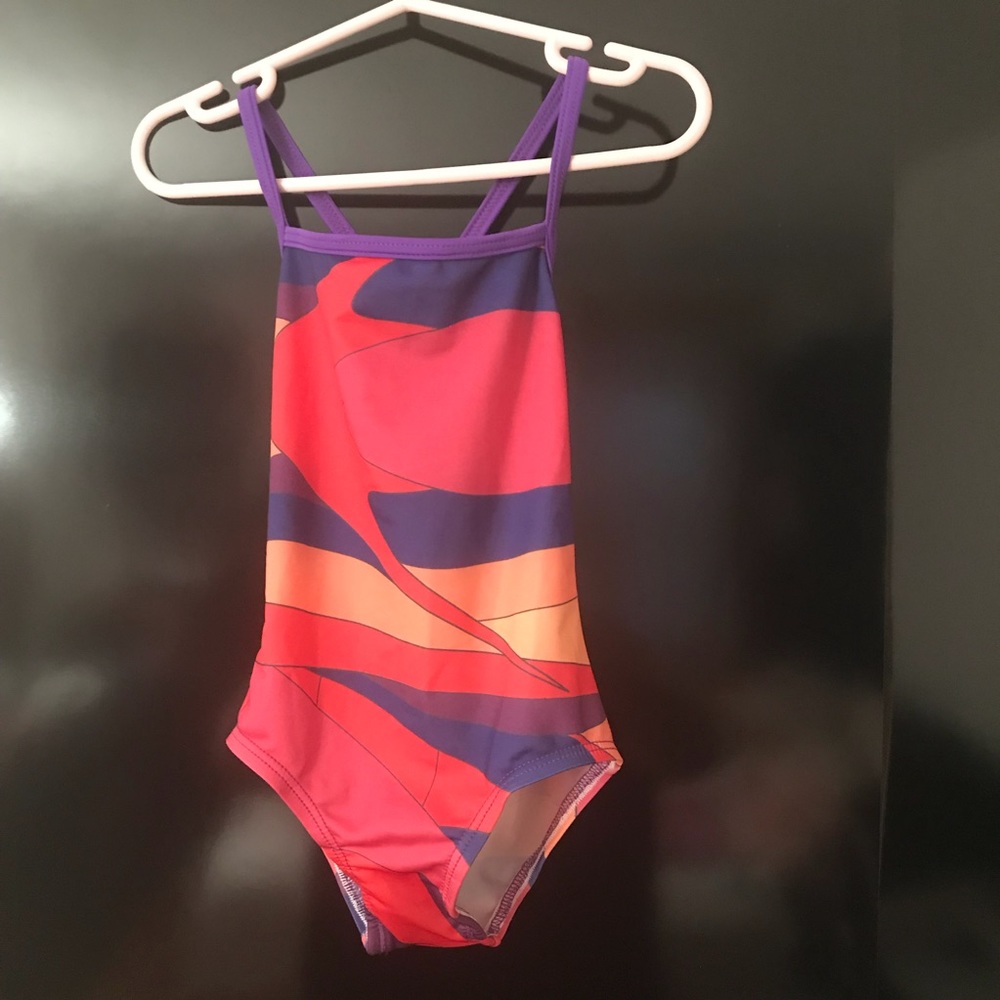 Toddler Girls Multi Color  Swimsuit NWT Size 4